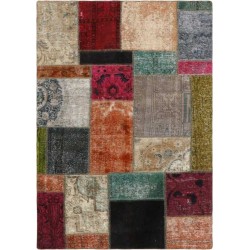 tappeto persia vintage patchwork cm 141x197 