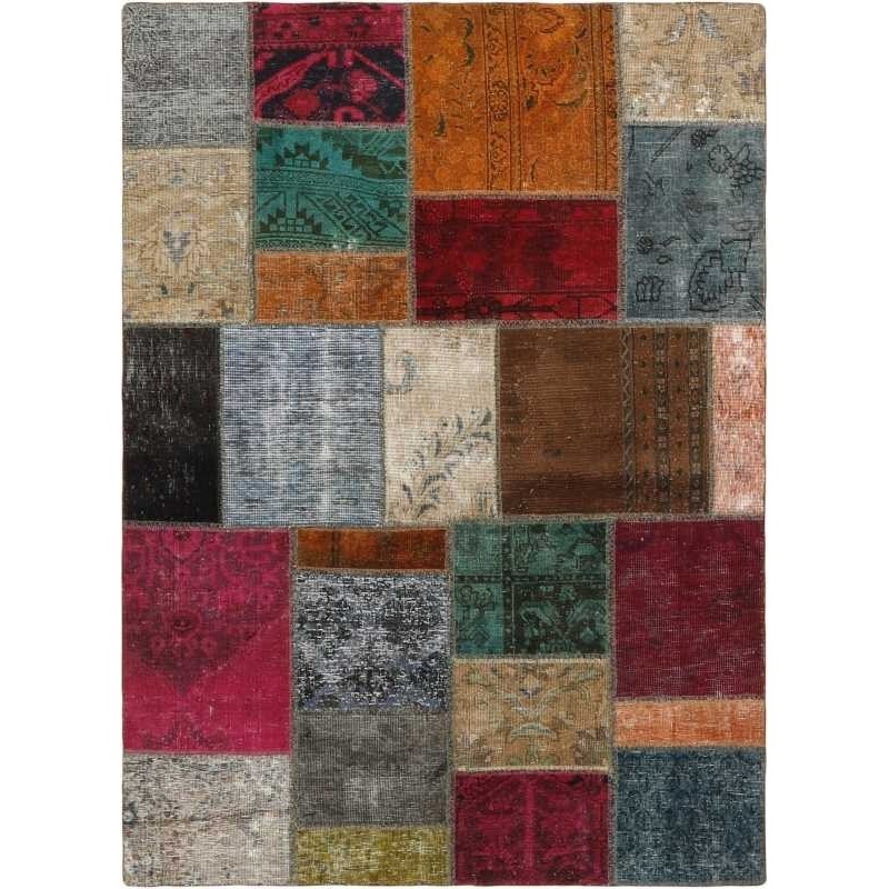 tappeto persia vintage patchwork cm 142x196 