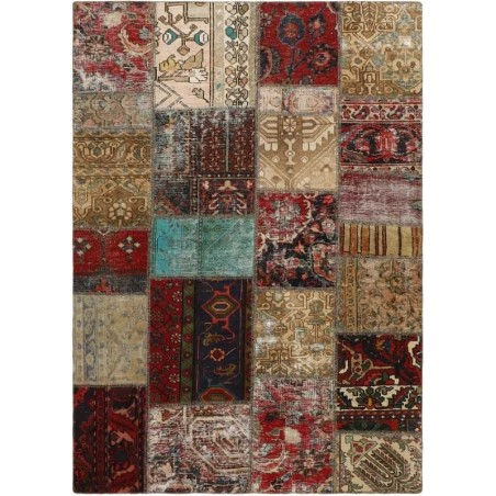 tappeto persia vintage patchwork cm 142x200 