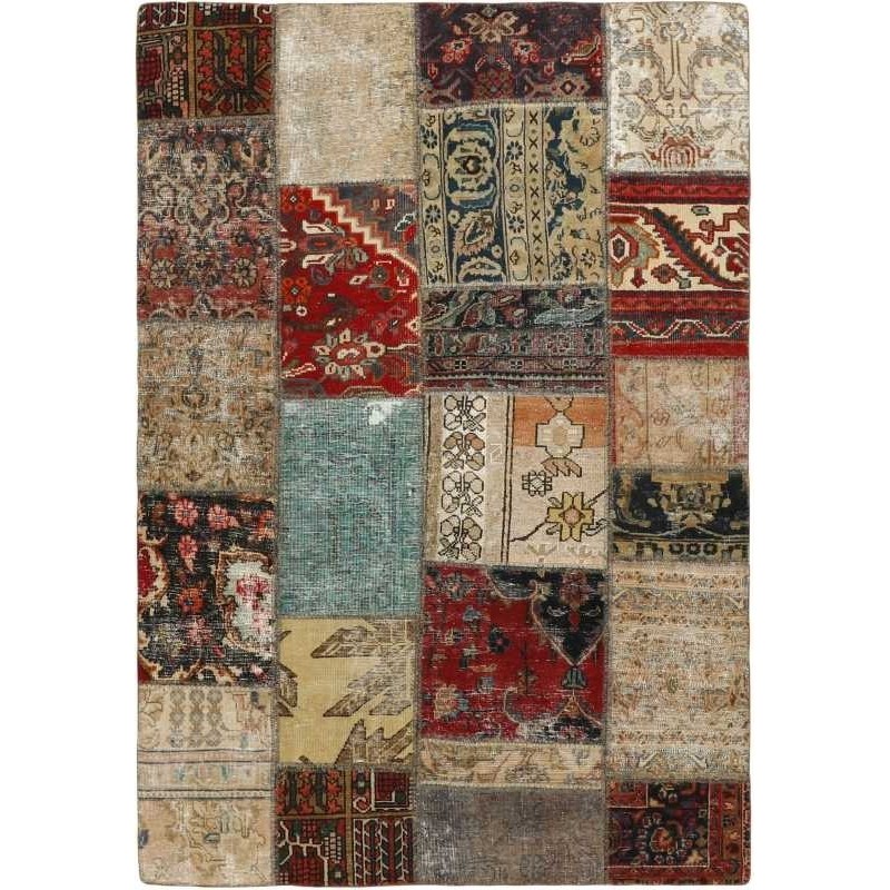 tappeto persia vintage patchwork cm 142x200 
