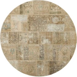 tappeto persia vintage patchwork cm 200x200 
