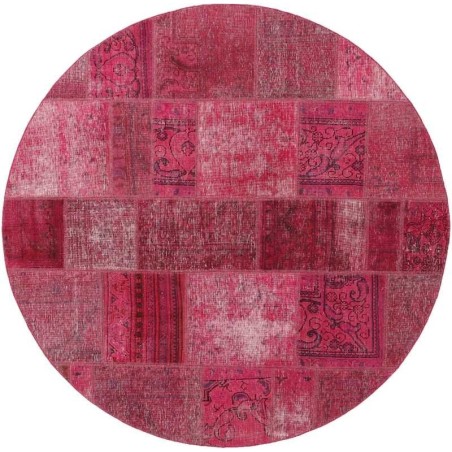 tappeto persia vintage patchwork cm 200x200 