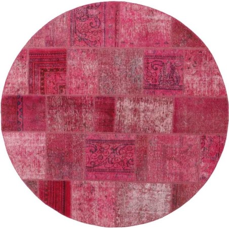 tappeto persia vintage patchwork cm 200x200 