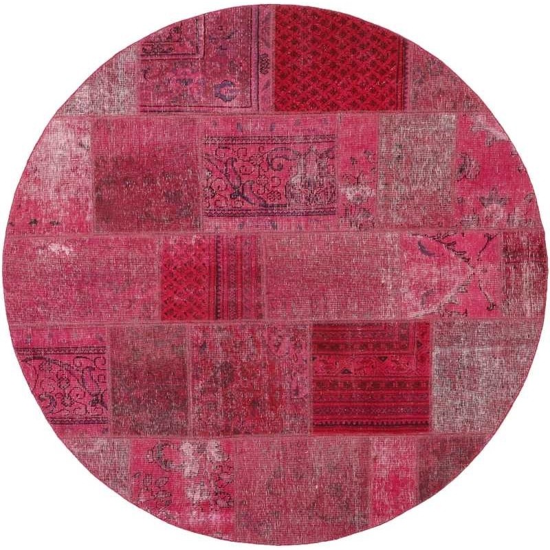 tappeto persia vintage patchwork cm 200x200 