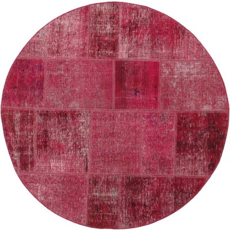 tappeto persia vintage patchwork cm 150x150 