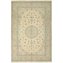 tappeto persia nain fine con seta cm 198x304 