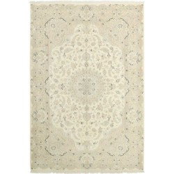 tappeto persia nain fine con seta cm 204x303 