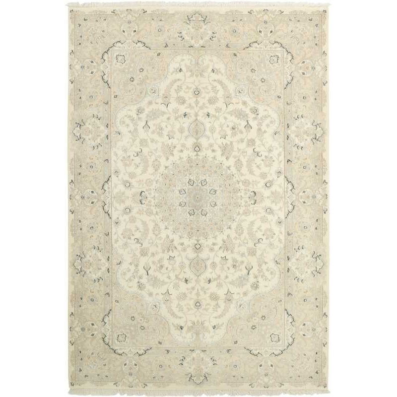 tappeto persia nain fine con seta cm 204x303 