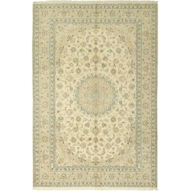 tappeto persia nain fine con seta cm 198x300 