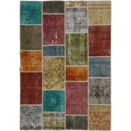 tappeto persia vintage patchwork cm 142x200 