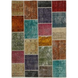 tappeto persia vintage patchwork cm 141x198 