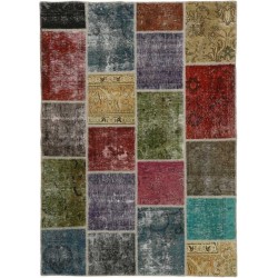 tappeto persia vintage patchwork cm 140x197 