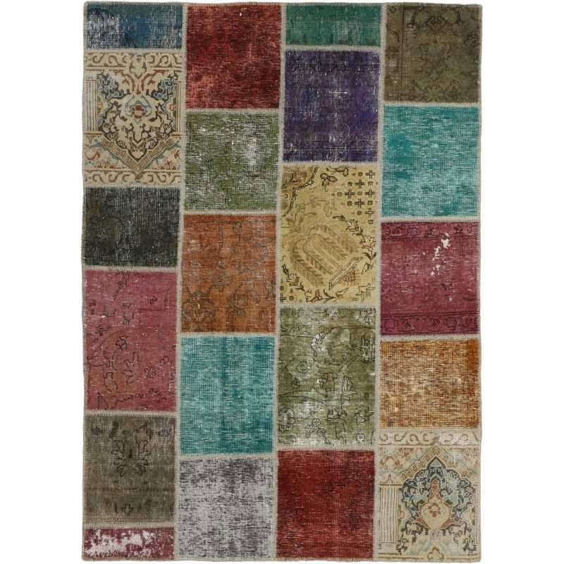 tappeto persia vintage patchwork cm 143x200 