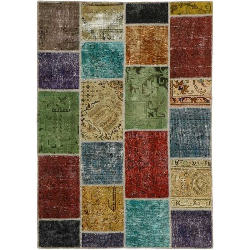 tappeto persia vintage patchwork cm 140x199 
