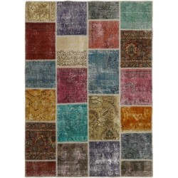 tappeto persia vintage patchwork cm 142x199 