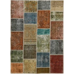 tappeto persia vintage patchwork cm 141x201 