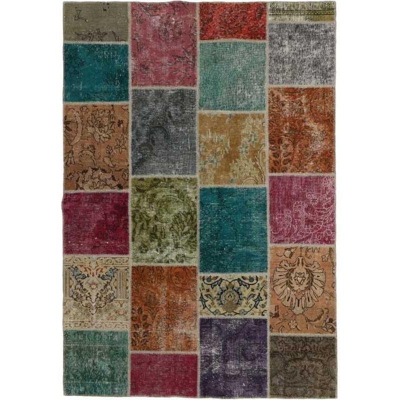 tappeto persia vintage patchwork cm 160x232 