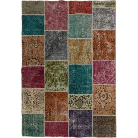 tappeto persia vintage patchwork cm 160x232 