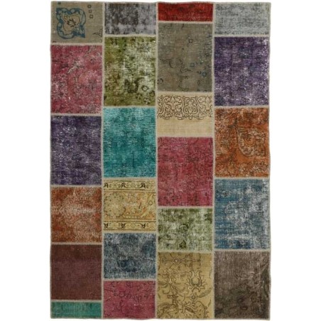 tappeto persia vintage patchwork cm 159x230 