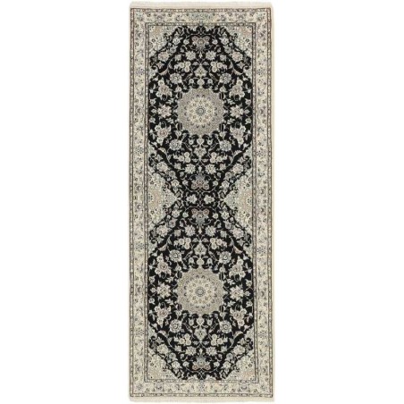 tappeto persia nain extra fine seta cm 72x193 