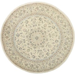 tappeto persia nain fine con seta cm 261x261 