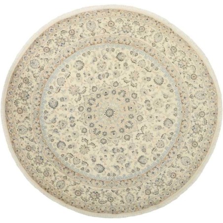 tappeto persia nain fine con seta cm 261x261 