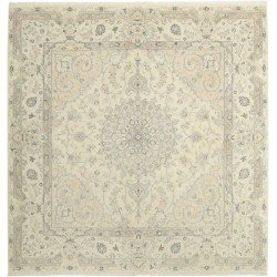 tappeto persia nain fine con seta cm 201x215 