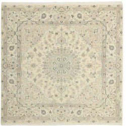 tappeto persia nain fine con seta cm 200x206 