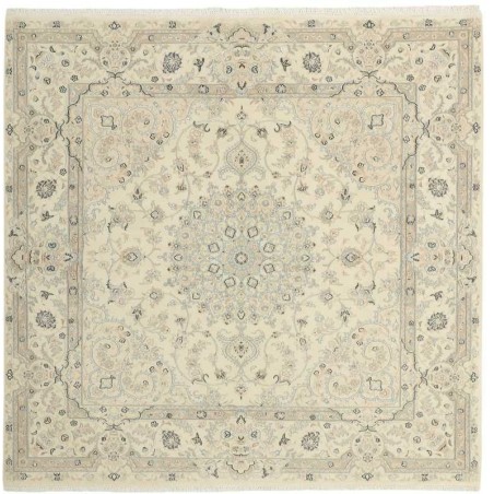 tappeto persia nain fine con seta cm 200x206 