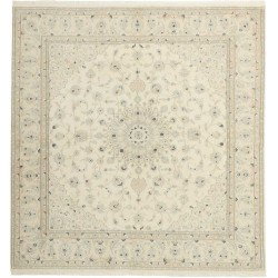tappeto persia nain fine con seta cm 196x211 