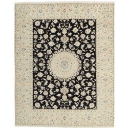 tappeto persia nain fine con seta cm 200x252 