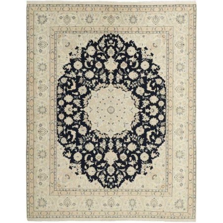 tappeto persia nain fine con seta cm 199x255 