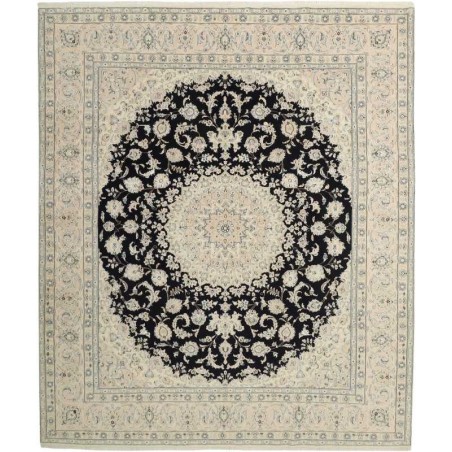 tappeto persia nain fine con seta cm 249x303 