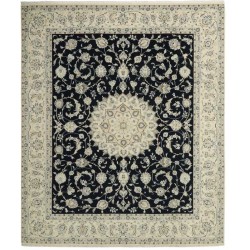 tappeto persia nain fine con seta cm 250x307 