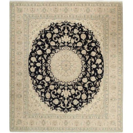 tappeto persia nain fine con seta cm 248x298 