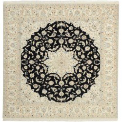 tappeto persia nain fine con seta cm 196x208 
