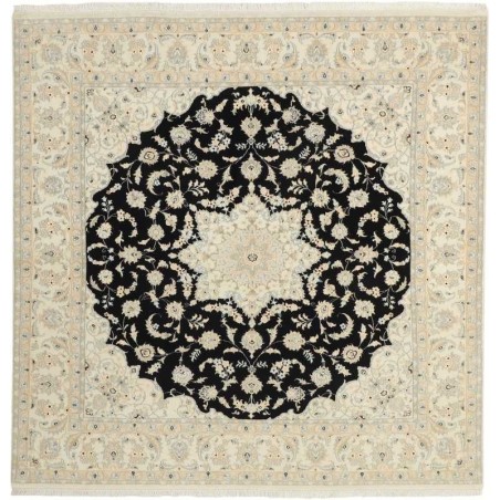 tappeto persia nain fine con seta cm 196x208 
