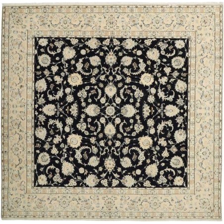 tappeto persia nain fine con seta cm 296x292 