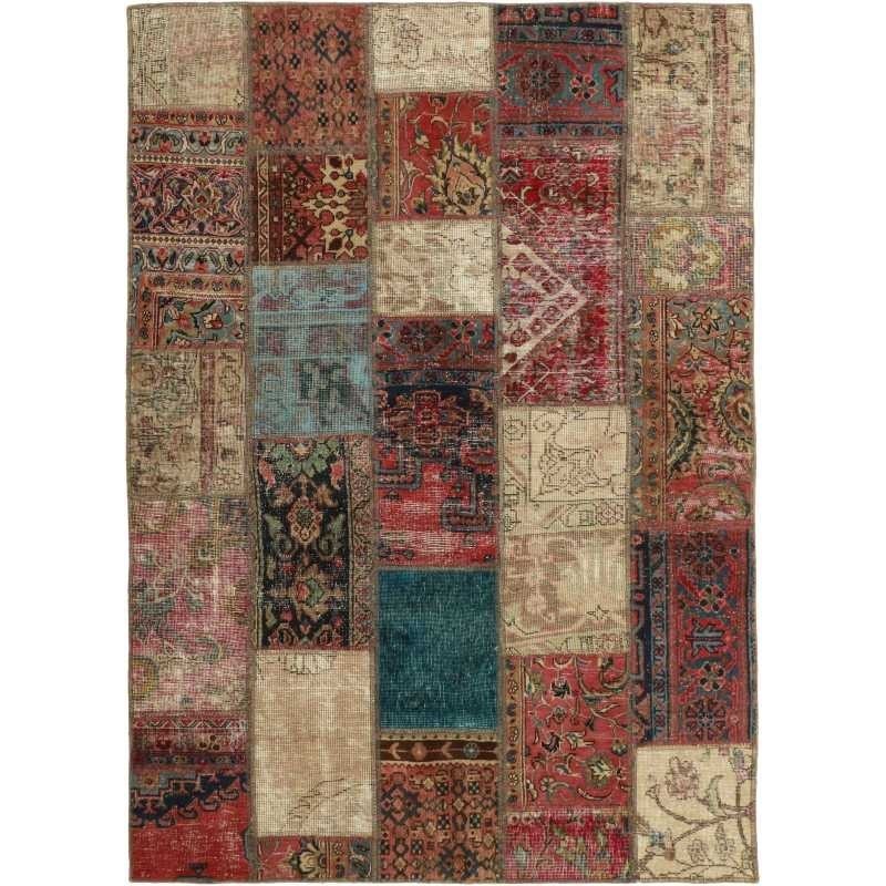 tappeto persia vintage patchwork cm 142x198 