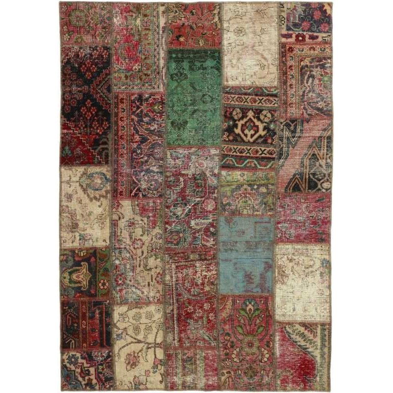 tappeto persia vintage patchwork cm 144x205 