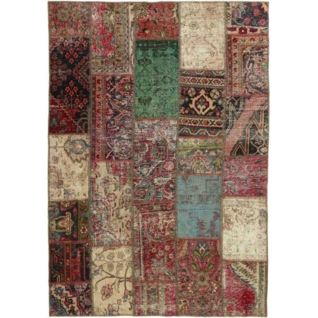tappeto persia vintage patchwork cm 144x205 