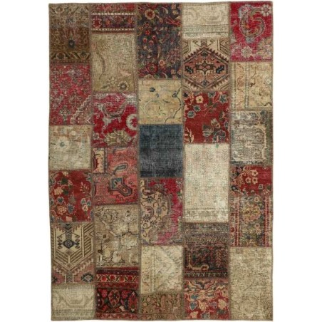 tappeto persia vintage patchwork cm 145x206 