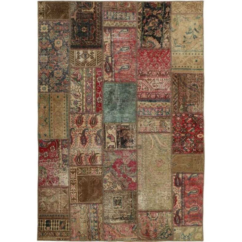 tappeto persia vintage patchwork cm 142x203 