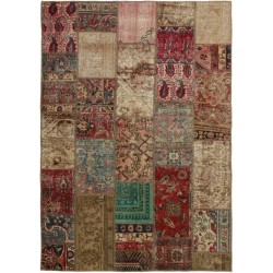 tappeto persia vintage patchwork cm 143x202 