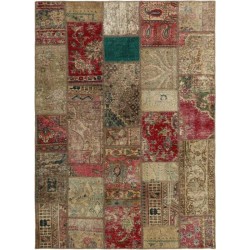 tappeto persia vintage patchwork cm 145x198 