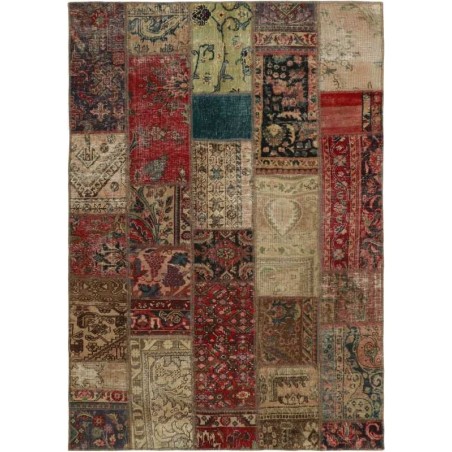 tappeto persia vintage patchwork cm 143x204 