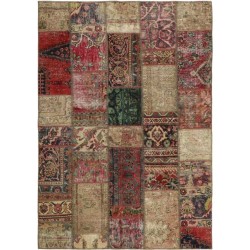 tappeto persia vintage patchwork cm 143x206 