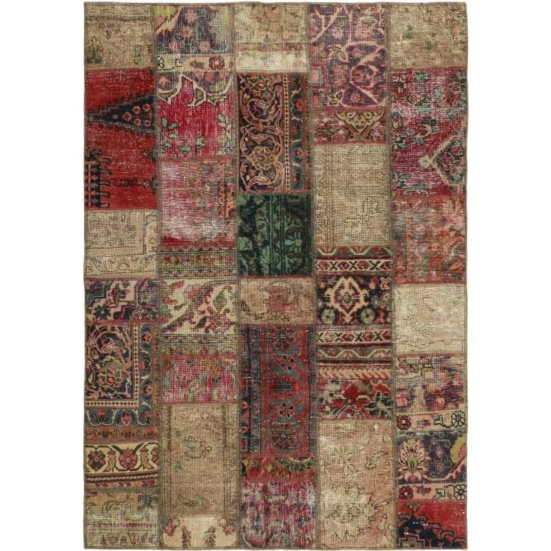 tappeto persia vintage patchwork cm 143x206 