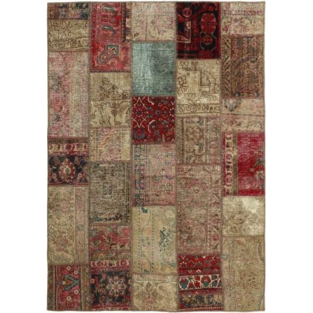 tappeto persia vintage patchwork cm 144x202 