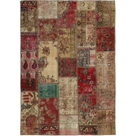 tappeto persia vintage patchwork cm 143x200 